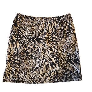 Monterey Club Skort / Skirt Women's sz 10, Golf, Tennis, Pickleball Animal Print